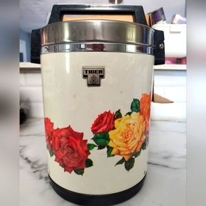 Vintage TIGER rice Thermos NIB but box damaged. ORDERED DIRECTLY FROM OVERSEAS